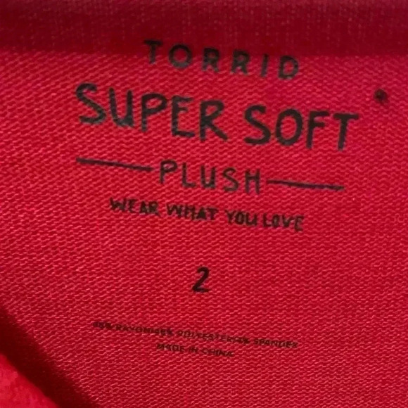 Torrid Super Soft Plush Hi Low Skater Dress 2X - Picture 3 of 6